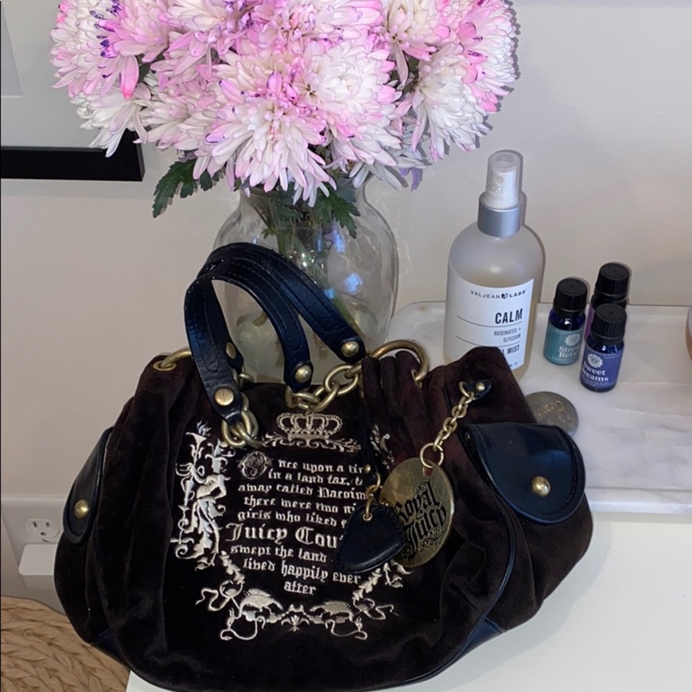 Black Velvet Royal Juicy Vintage handbag